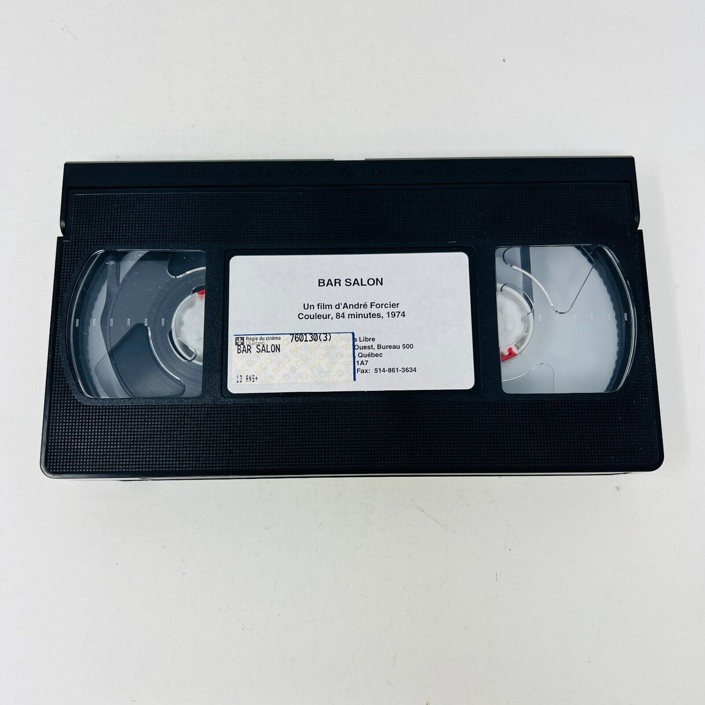 Bar Salon VHS Testé Film de André Forcier Cinéma D'ici Québec Jacques Marcotte