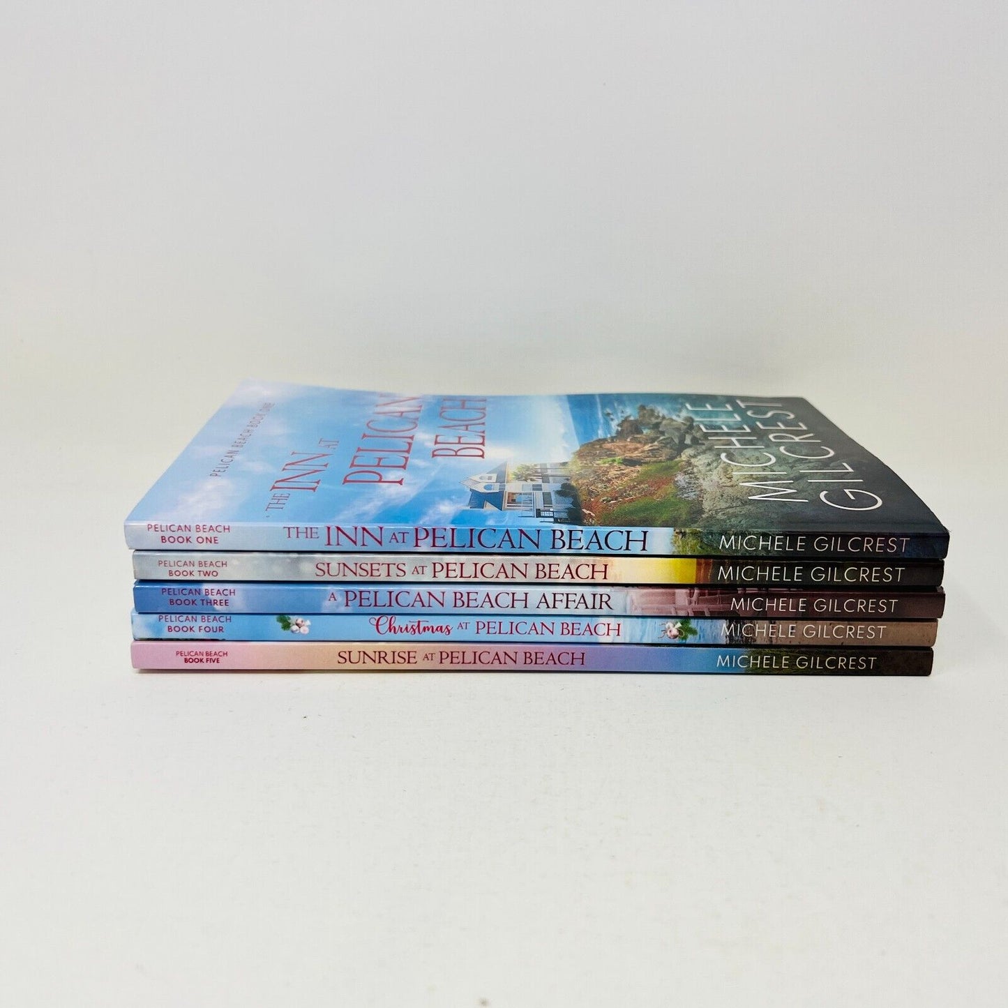 Pelican Beach Complete Series Paperback Books 1-5 Lot by Michele Gilcrest Inn at