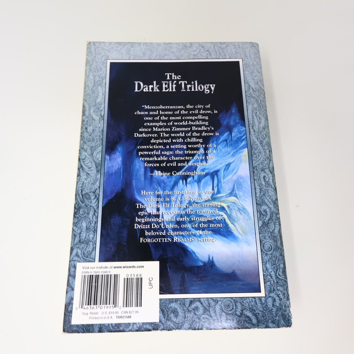 2000 The Dark Elf Trilogy Colector's Edition Forgotten Realms by R.A. Salvatore
