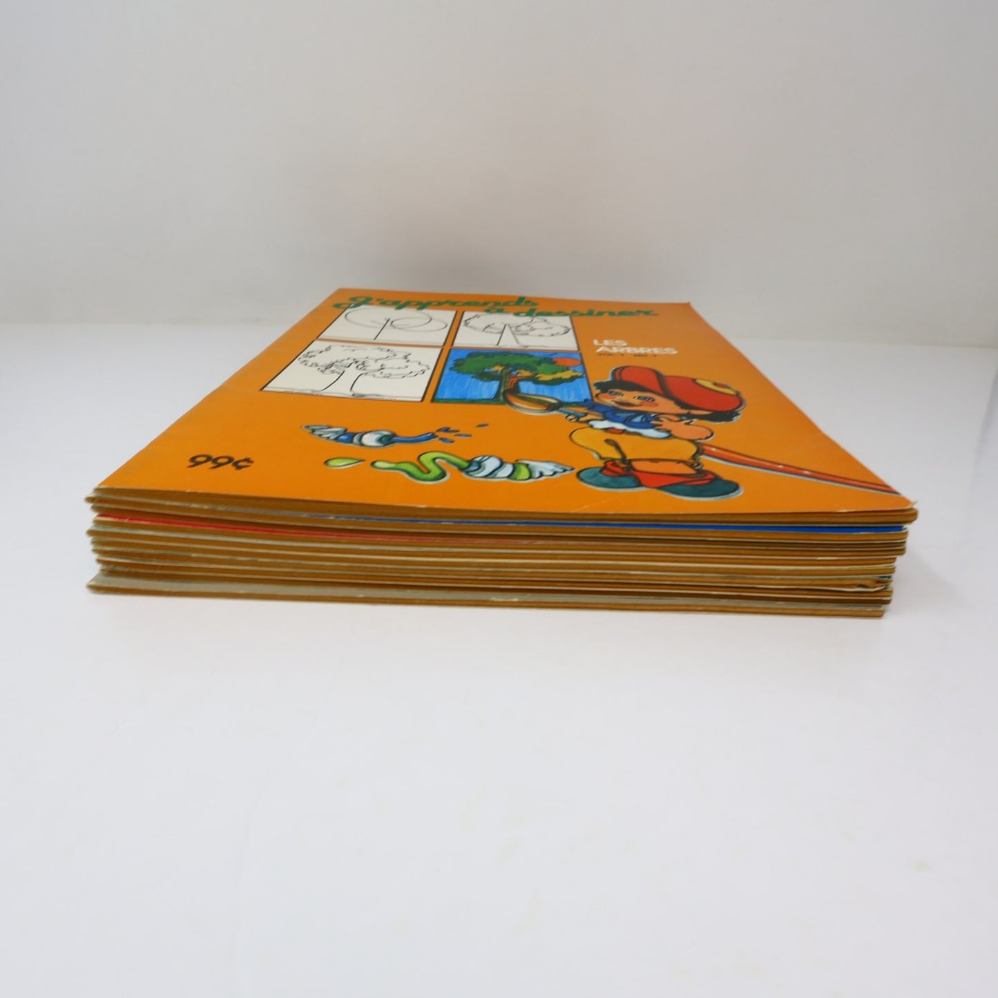 J'Apprends à Dessiner #1-10 Lot 10 Livres à Colorier Québec Agenda Complète 1984