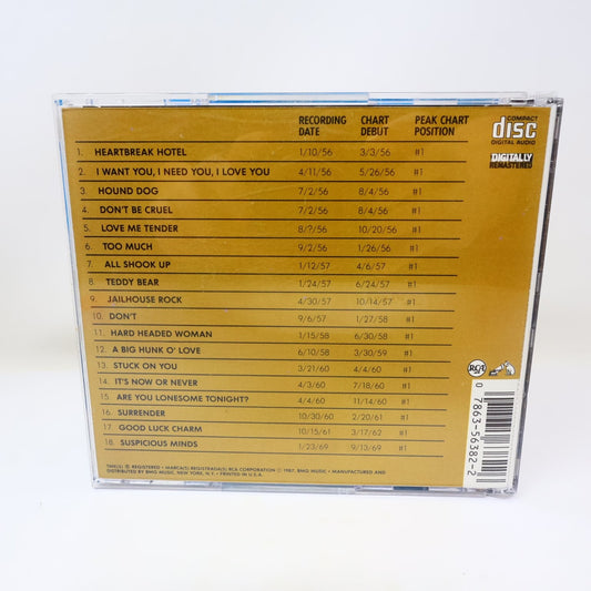 Elvis Presley - The Number One Hits CD 1987 Digitally Remastered Rock RCA