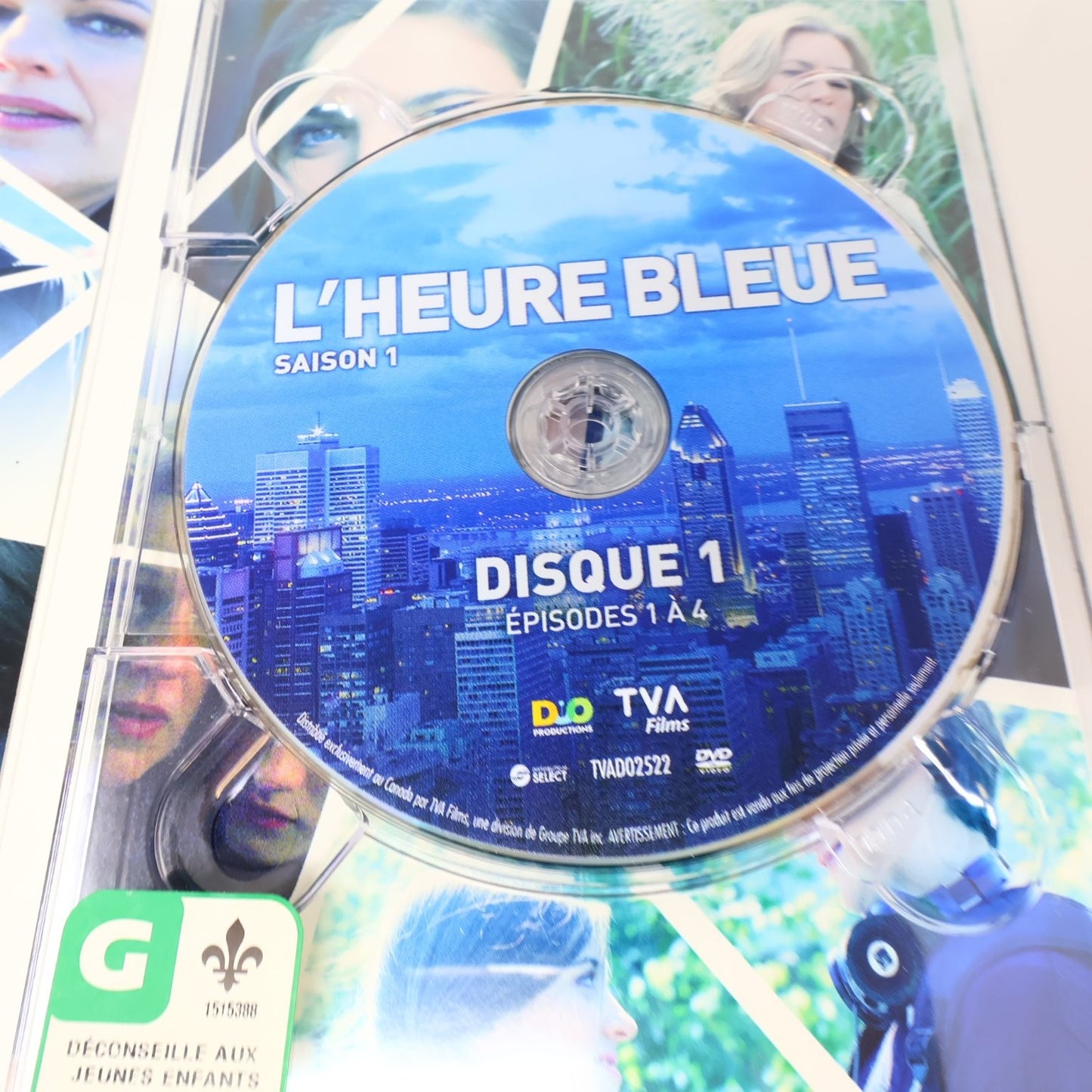 L'Heure Bleue DVD 2017 Saison 1 Céline Bonnier/Benoît Gouin Drame TVA Films NTSC