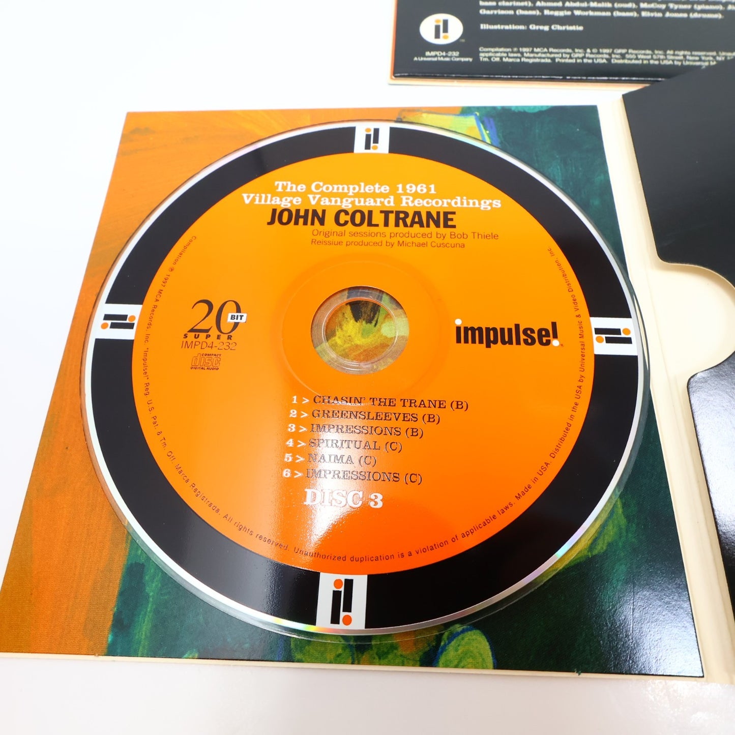 The Complete 1961 Village Vanguard Recordings CD John Coltrane Impulse! 1997 90s
