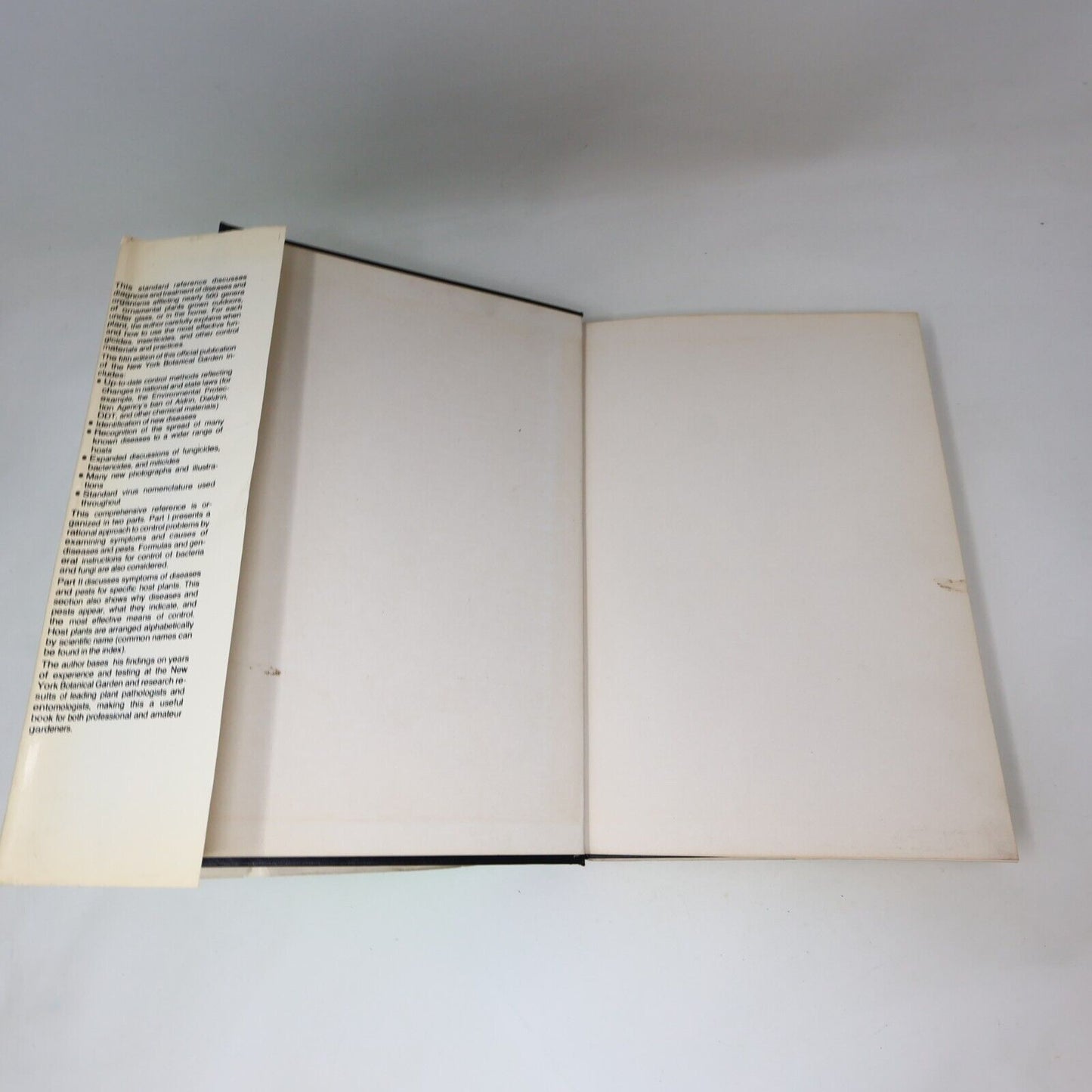 1978 Diseases and Pests of Ornamental Plants by Pascal P. Pirone 6th Print HC
