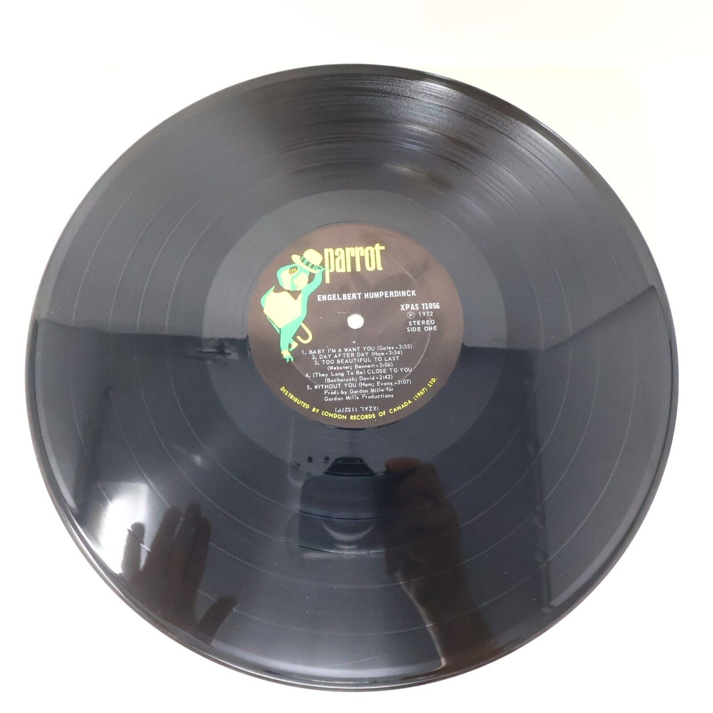 Engelbert Humperdinck In Time LP Record Vinyl 1972 Parrot XPAS 71056 Without You
