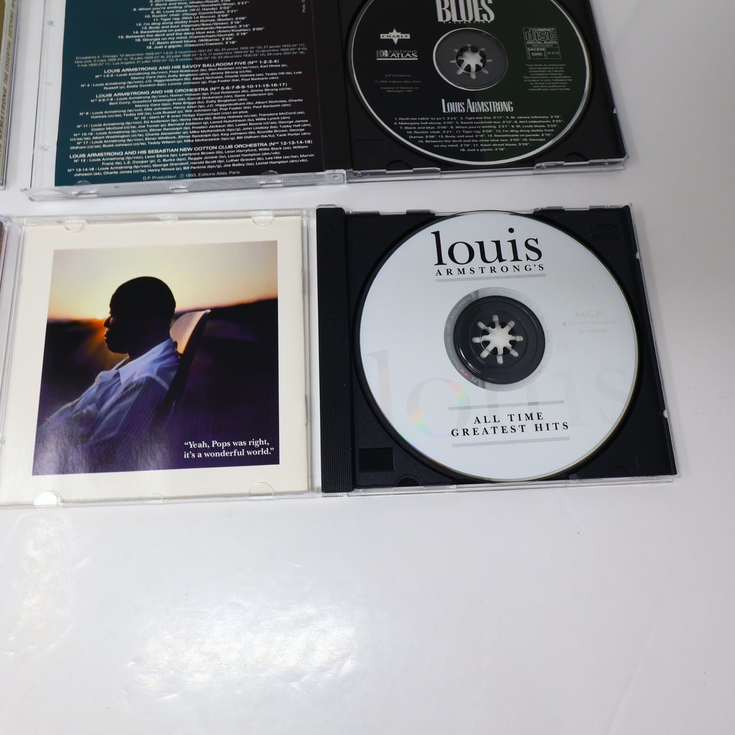 Louis Armstrong 6 CD Lot The Essential Satchmo/Jazz & Blues/An American Icon