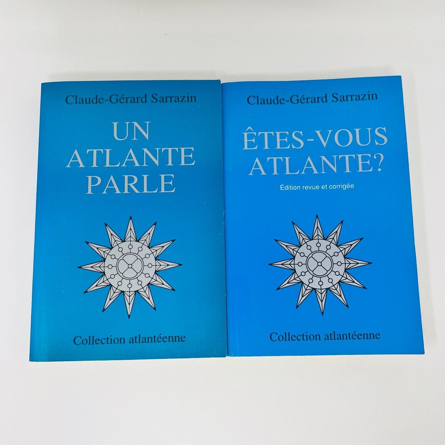 Êtes-Vous Atlante?/Un Atlante Parle Claude Gérard Sarrazin Lot Livres Atlantide