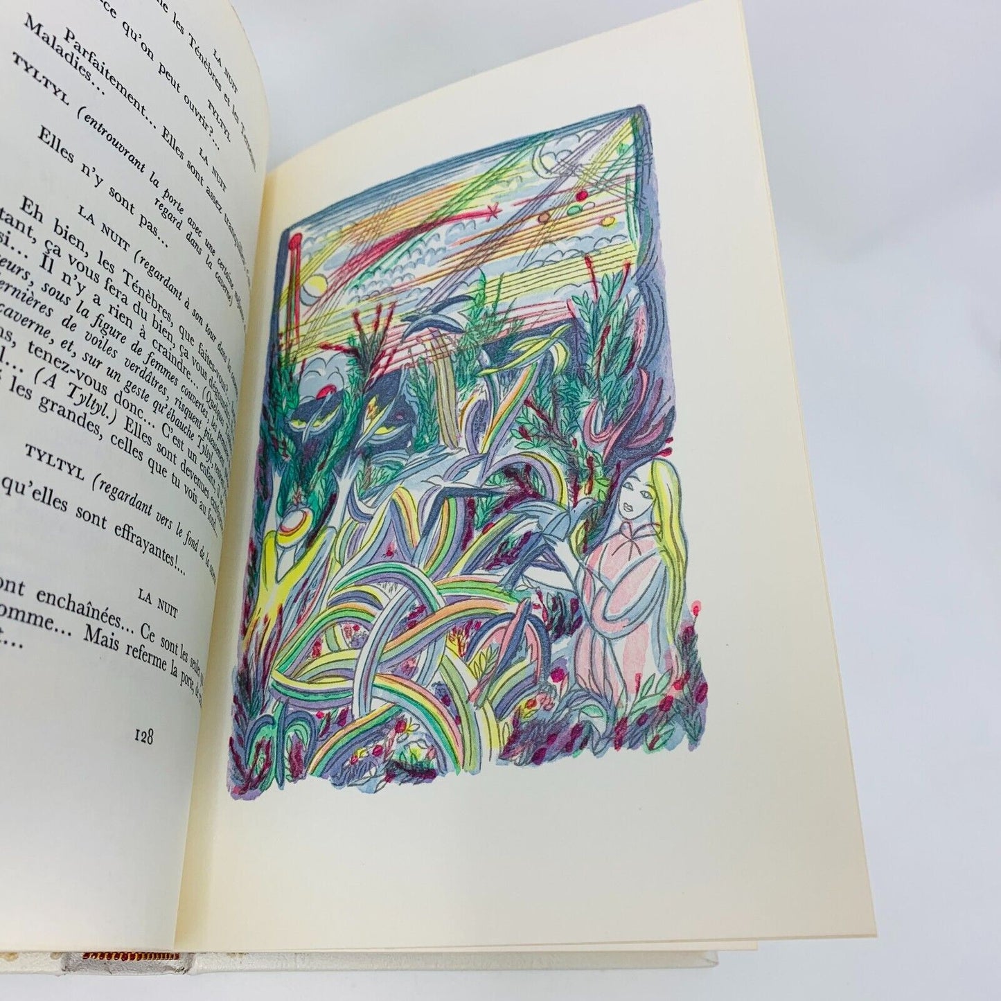 1961 L'Oiseau Bleu Rombaldi Nobel Littérature Maurice Maeterlinck Picasso Cover