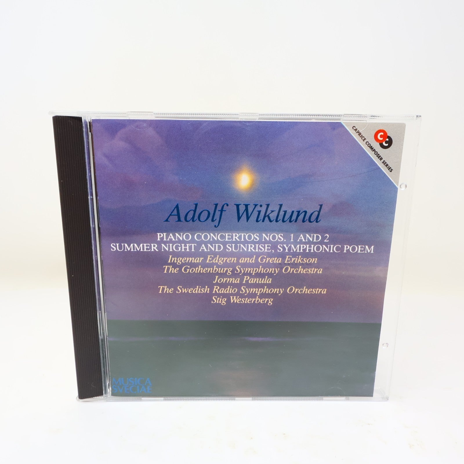 Adolf Wiklund CD Piano Concertos #1-2/Summer Night and Sunrise Panula/Westerberg