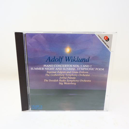 Adolf Wiklund CD Piano Concertos #1-2/Summer Night and Sunrise Panula/Westerberg