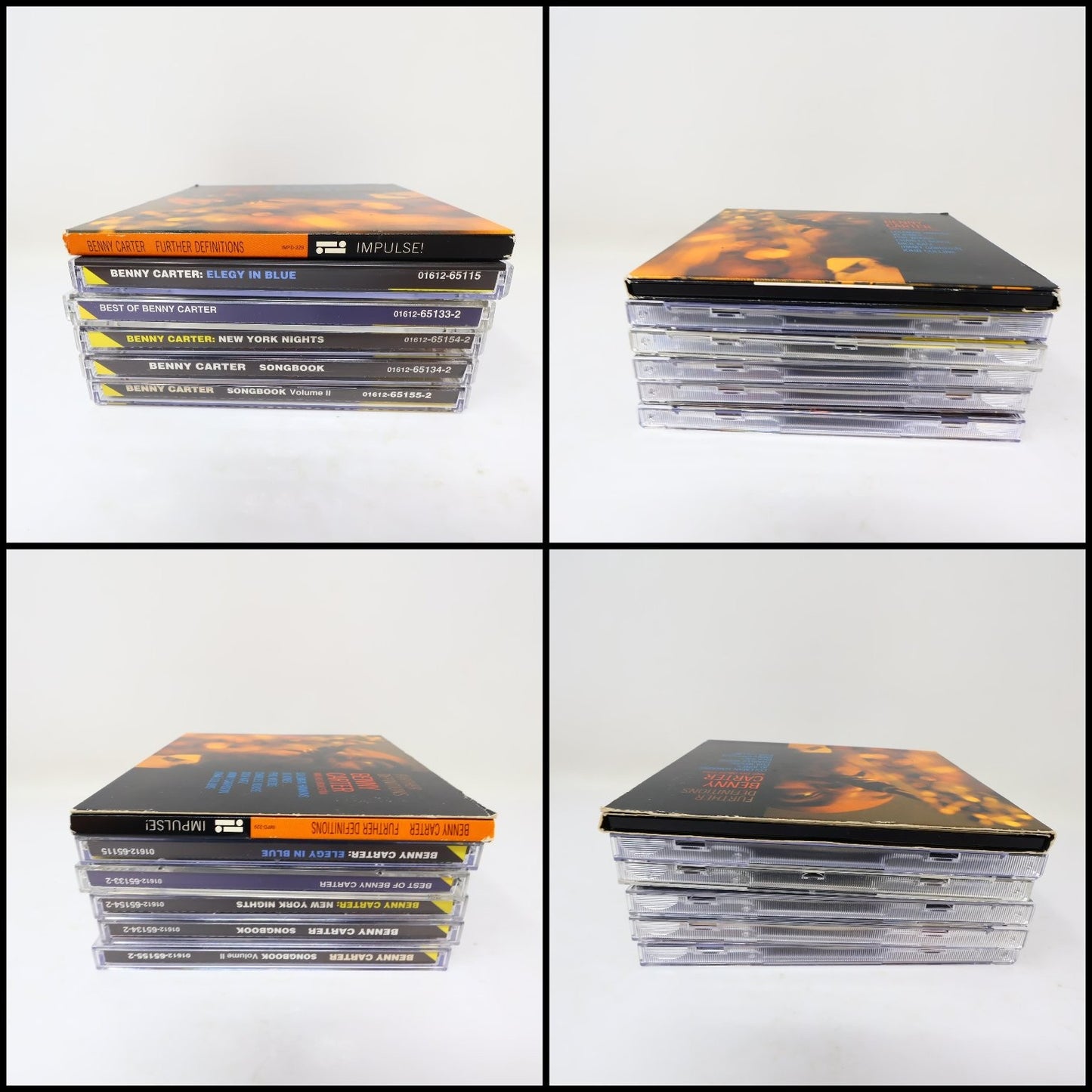Benny Carter 6 CD Lot Further Definitions/Songbook 1-2/New York Nights Jazz