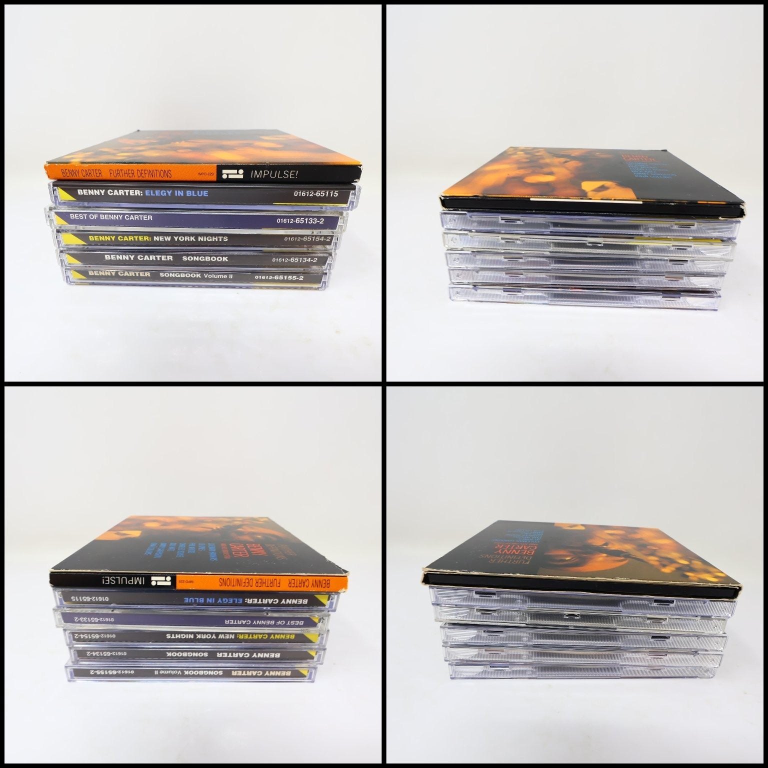 Benny Carter 6 CD Lot Further Definitions/Songbook 1-2/New York Nights Jazz