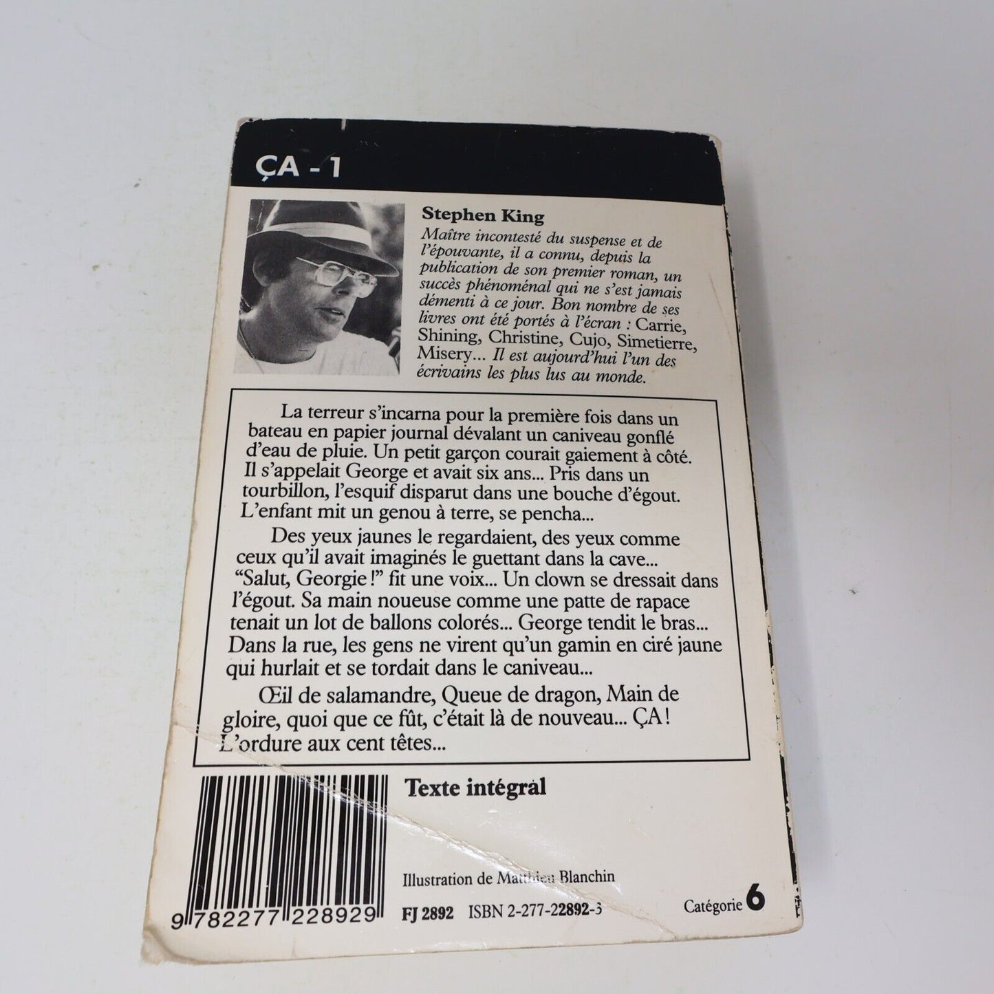 Lot 3 Livres Ça #1-3 de Stephen King It J'ai Lu Série Complète Français Vintage