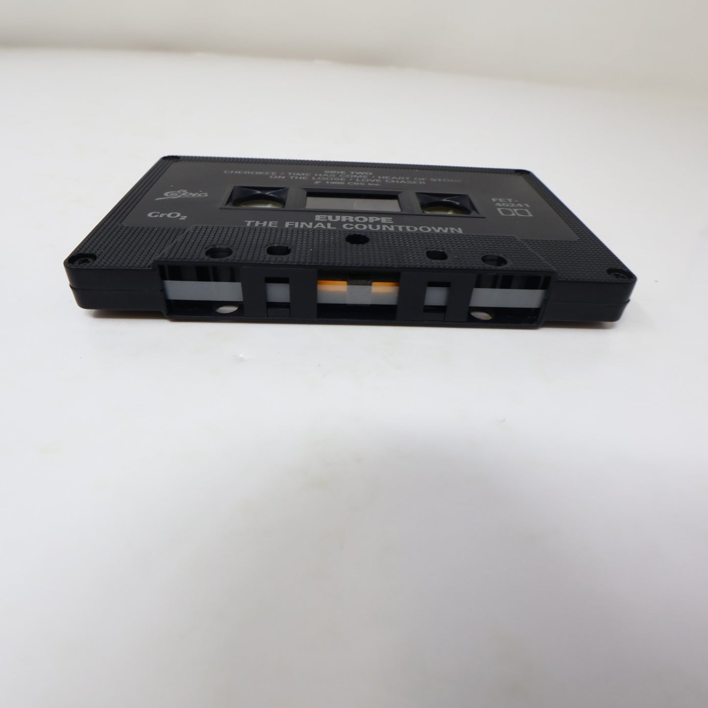 Europe The Final Countdown Cassette Rock Carrie/On The Loose 1986 FET-40241