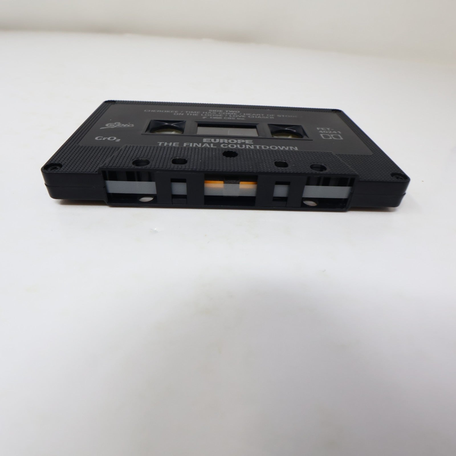 Europe The Final Countdown Cassette Rock Carrie/On The Loose 1986 FET-40241