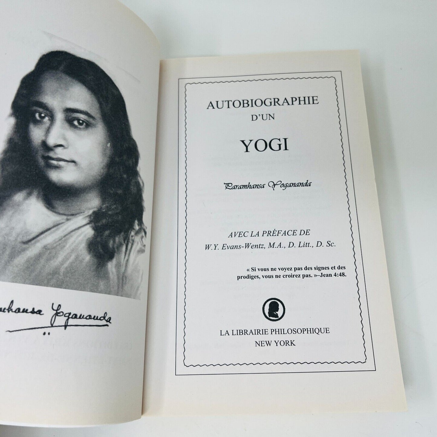 2014 Autobiographie d'un Yogi Paramhansa Yogananda Éditions Kriya Yoga de Babaji