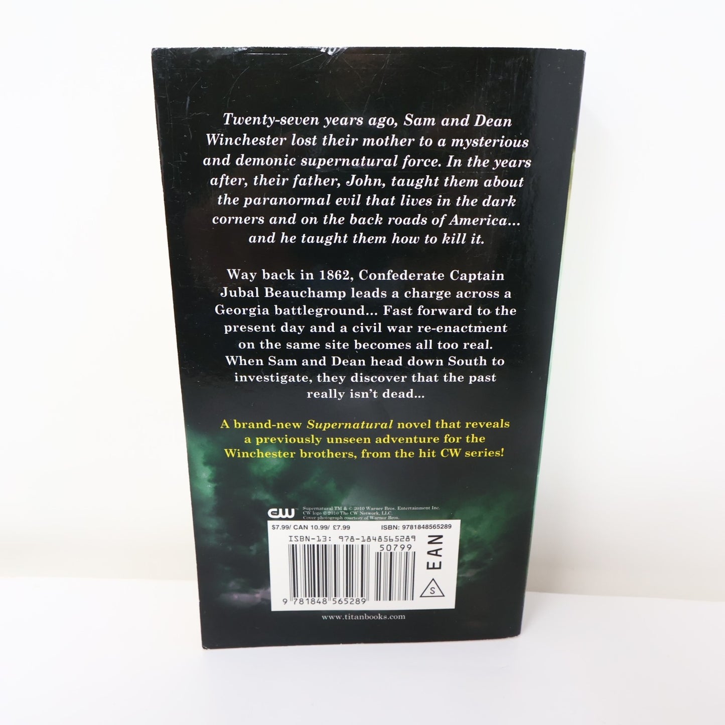 Supernatural The Unholy Cause Joe Schreiber Titan Books 2010 PB Horror Fantasy
