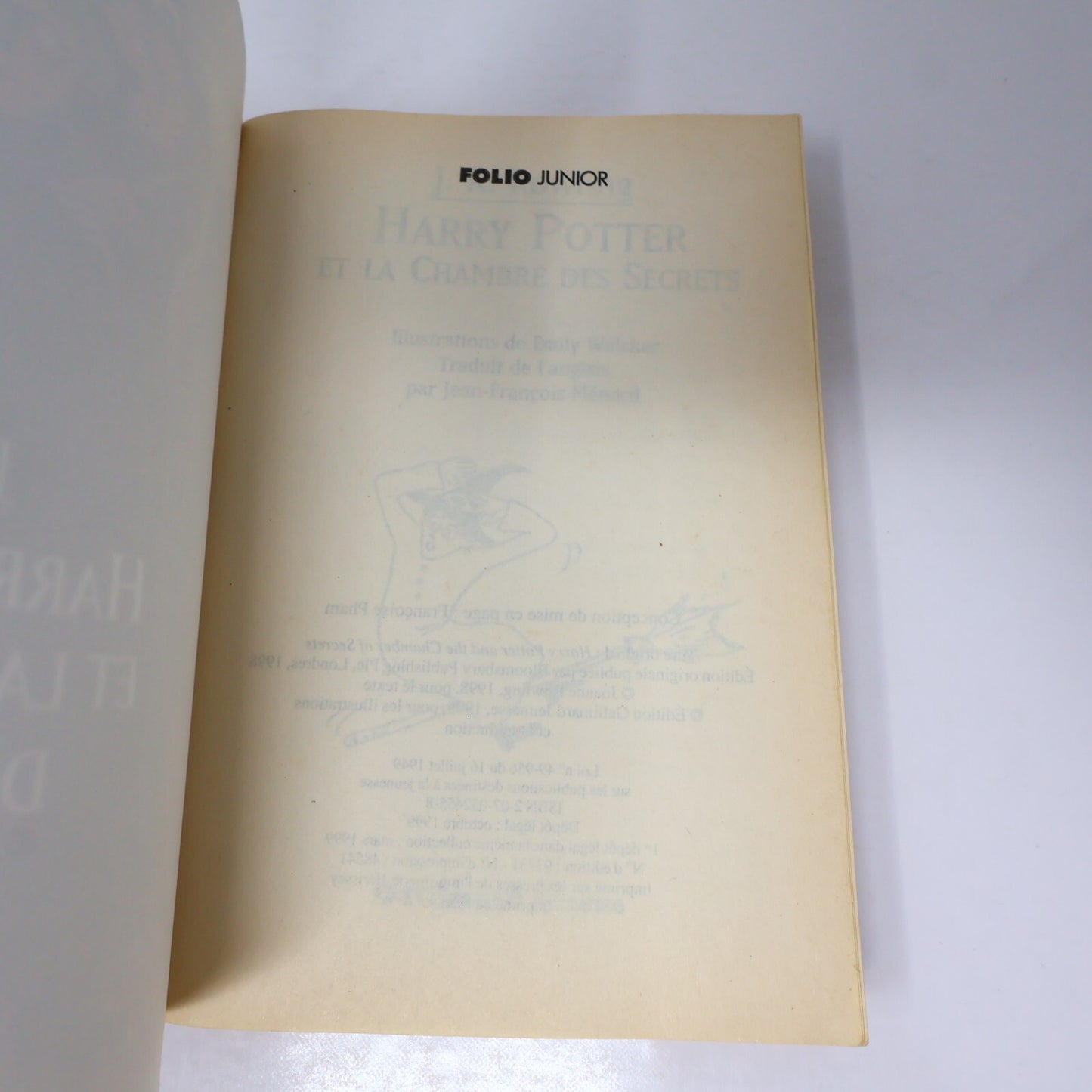 Harry Potter et la Chambre des Secrets Livre Première Édition Illustrée Mar 1999