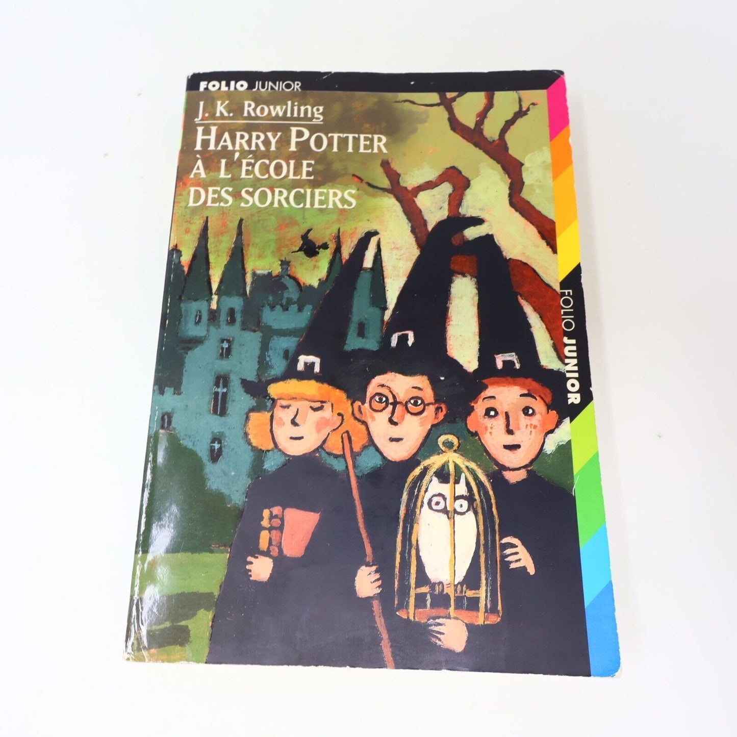 Lot 2 livres illustrés Harry Potter #1-2 Folio Junior 1st Ed Français/French