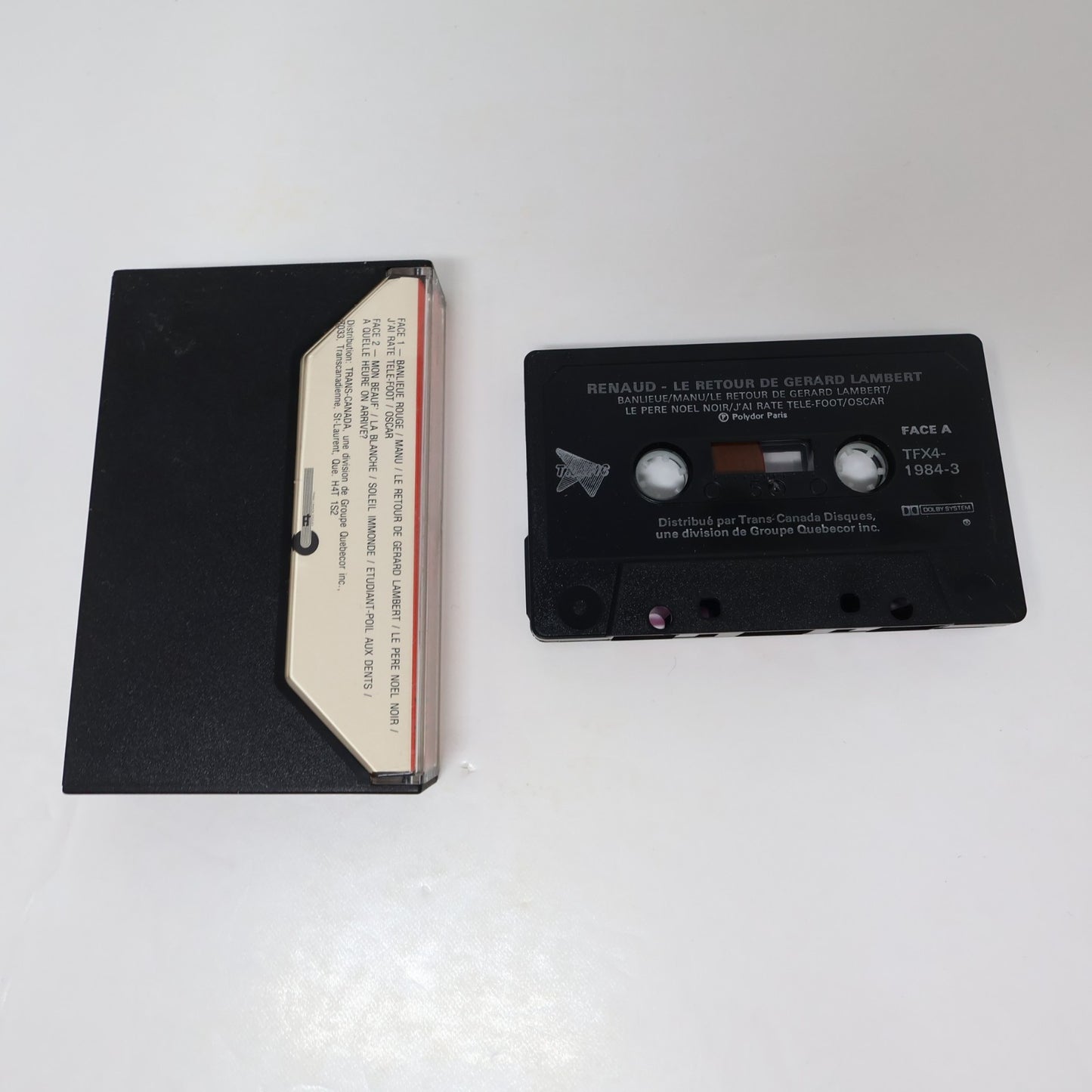 Renaud Lot 3 Cassettes Mistral Gagnant/Putain de Camion/Retour de Gérard Lambert