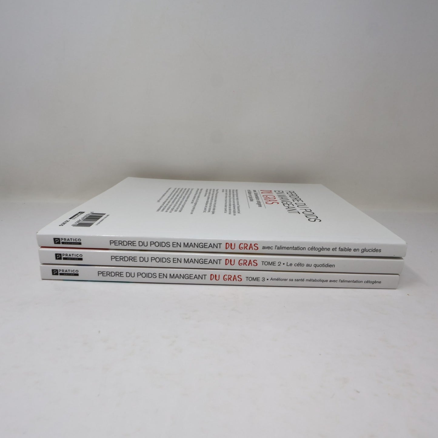Perdre du Poids en Mangeant du Gras #1-3 Lot 3 Livres Cétogène Recettes Cuisine