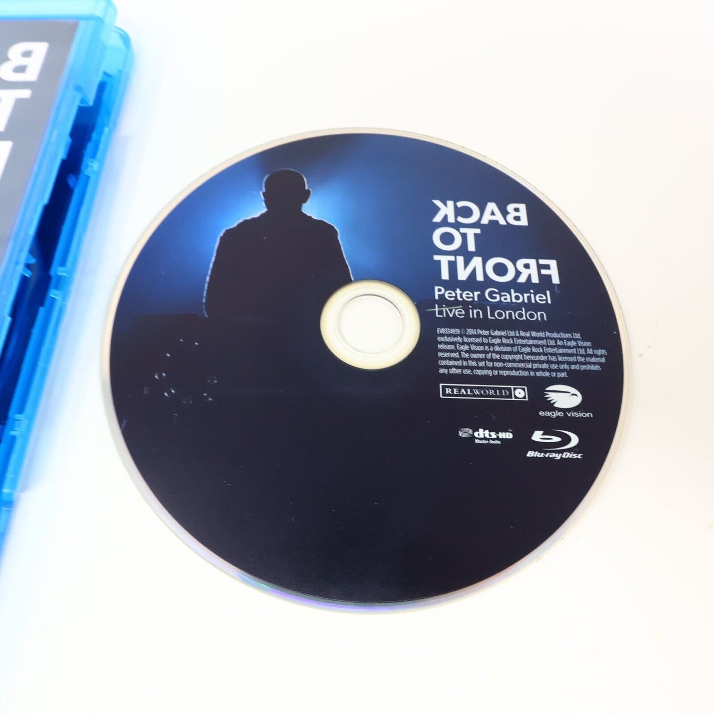Back to Front Peter Gabriel Live in London Blu-ray 2014 Tested NTSC Concert