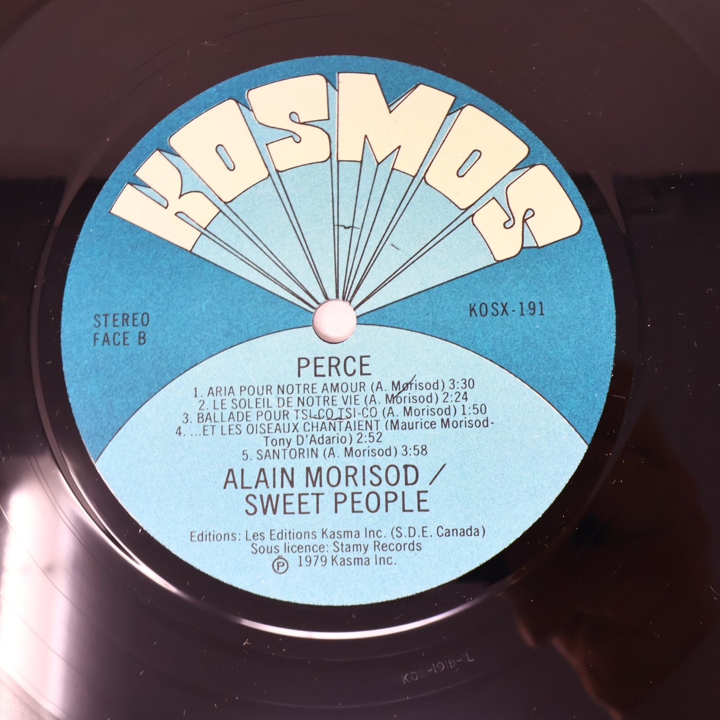 Alain Morisod/Sweet People Lot 2 Disques Percé/Le P'tit Garcon Au Piano Record