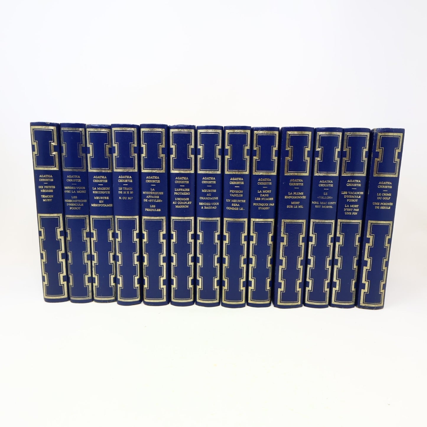 Agatha Christie Oeuvres Complètes Lot 13 Livres Edito-Service Français 70s HC