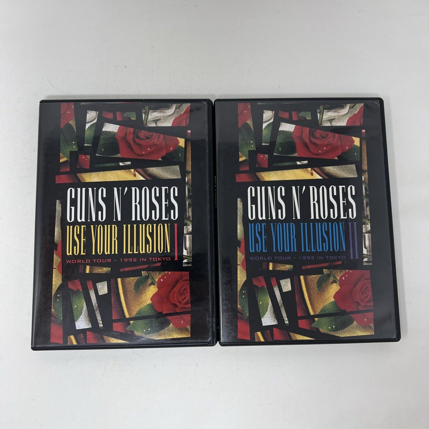 Use Your Illusion 1 & 2 World Tour 1992 in Tokyo by Guns N' Roses DVD Lot Tested