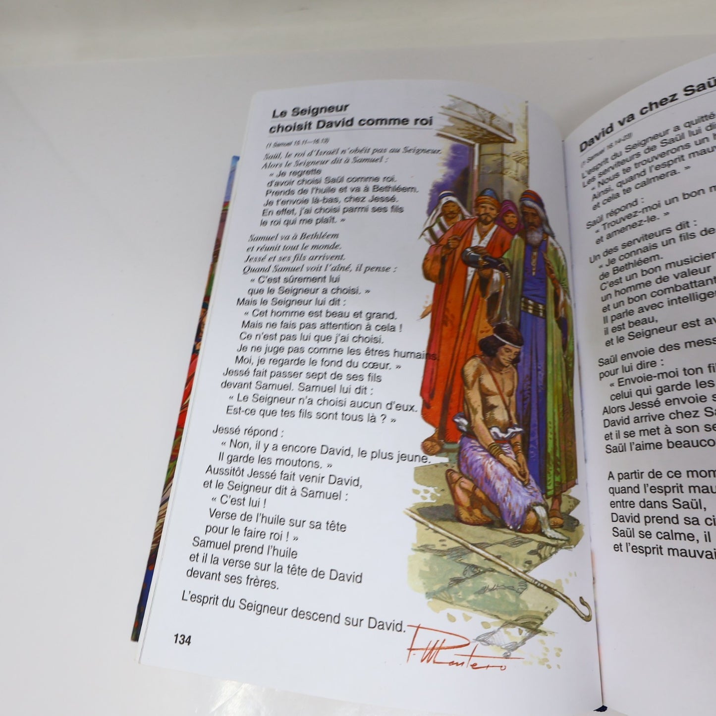 La Bible pour Enfants Société Biblique Française 2000 HC French Religion Livre