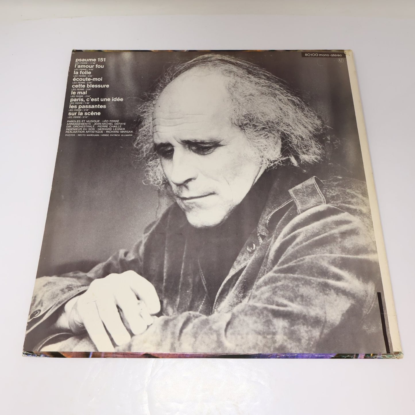 Léo Ferré Lot 10 Disques LP Record Amour Anarchie #1-2/Ludwig/Je Te Donne/Frime