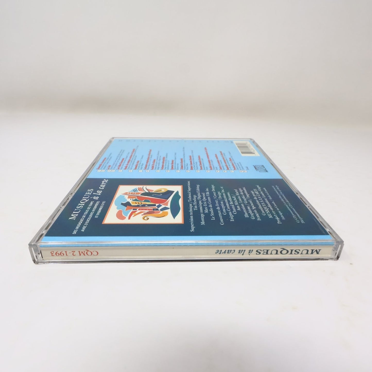 Musiques à la Carte CD 1993 Québec Contemporary Classical CQM 2-1993