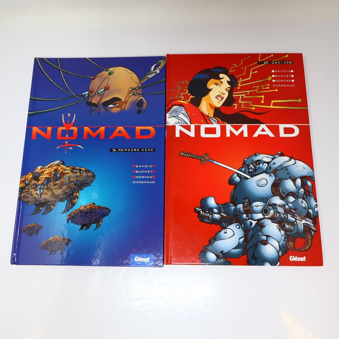 Nomad #1-5 Lot 5 Bandes dessinées Glénat Savoia/Morvan/Buchet Mémoire Vive Bd HC