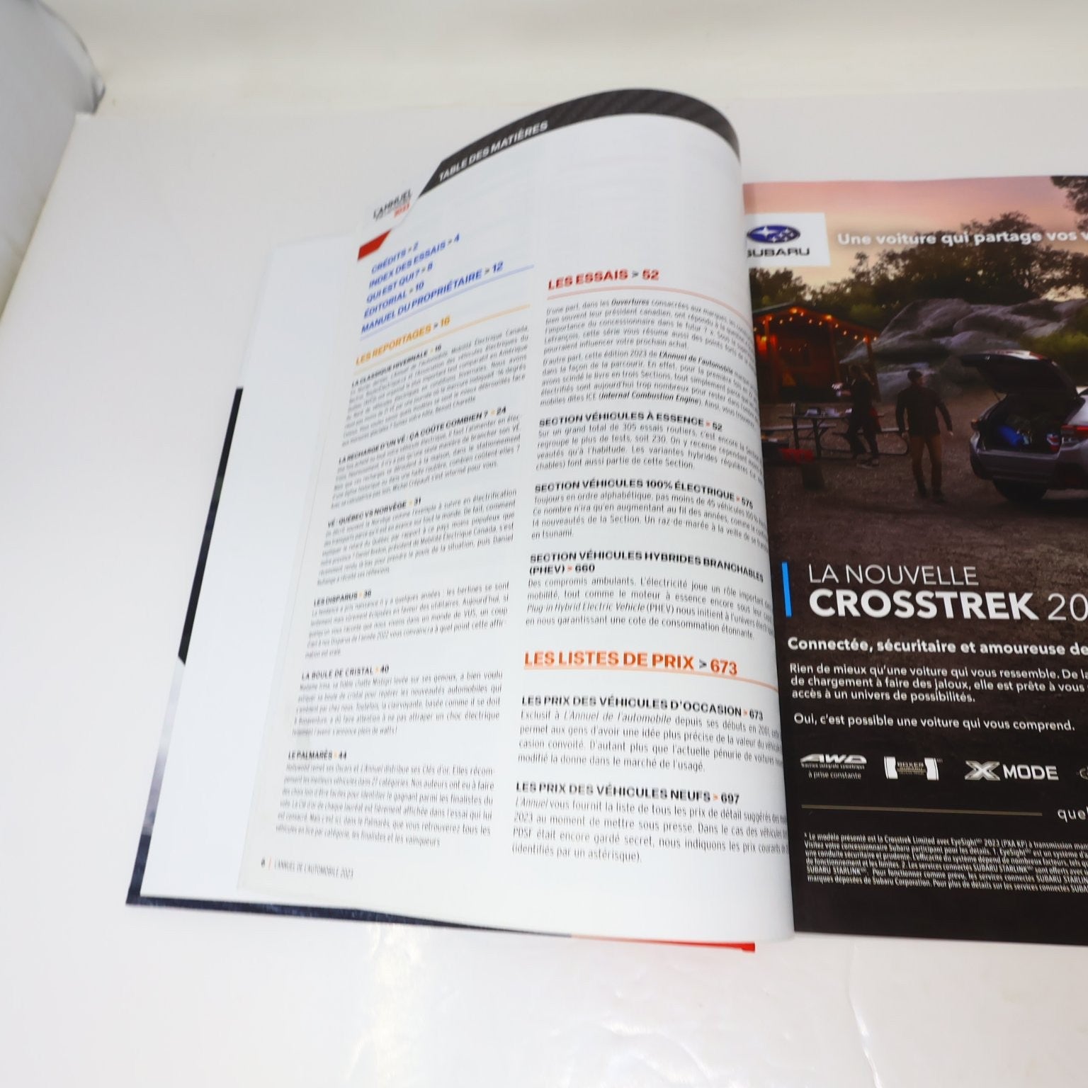 L'Annuel de l'Automobile & Le Guide de L'Auto 2023 Lot 2 Livres Voitures Chars