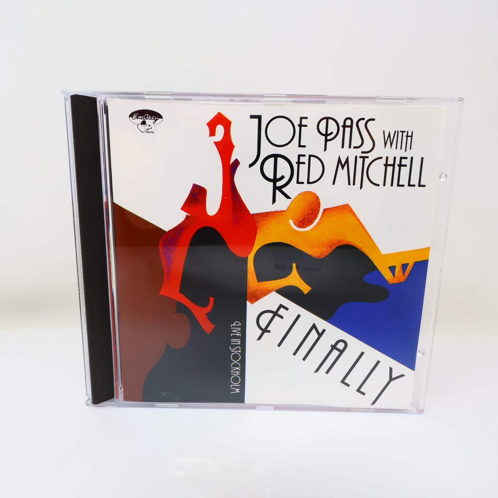 Finally Live in Stockholm CD Joe Pass/Red Mitchell EmArcy 1992 512 603-2 90s