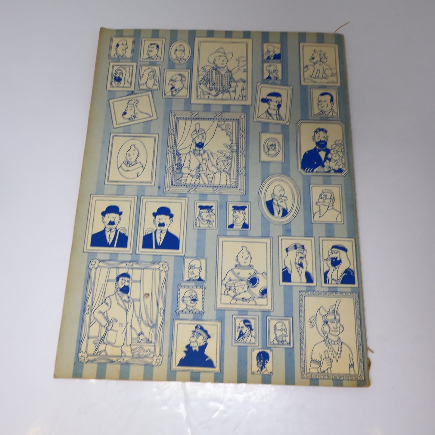 Tintin Coke en Stock Hergé Casterman 1958 B24 EO 19' Belge Couverture Manquante