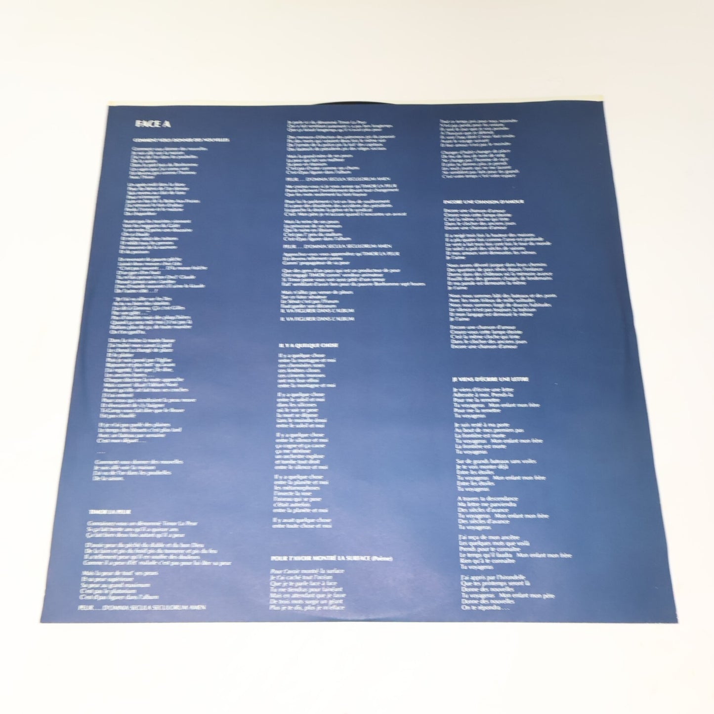 Gilles Vigneault Lot 7 Disques LP Record Combien De Fois Faut-Il Parler D'amour?