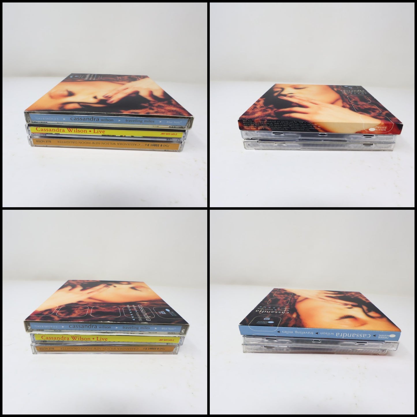 Cassandra Wilson 3 CDs Lot New Moon Daughter/Live/Traveling Miles Jazz 1991-1999