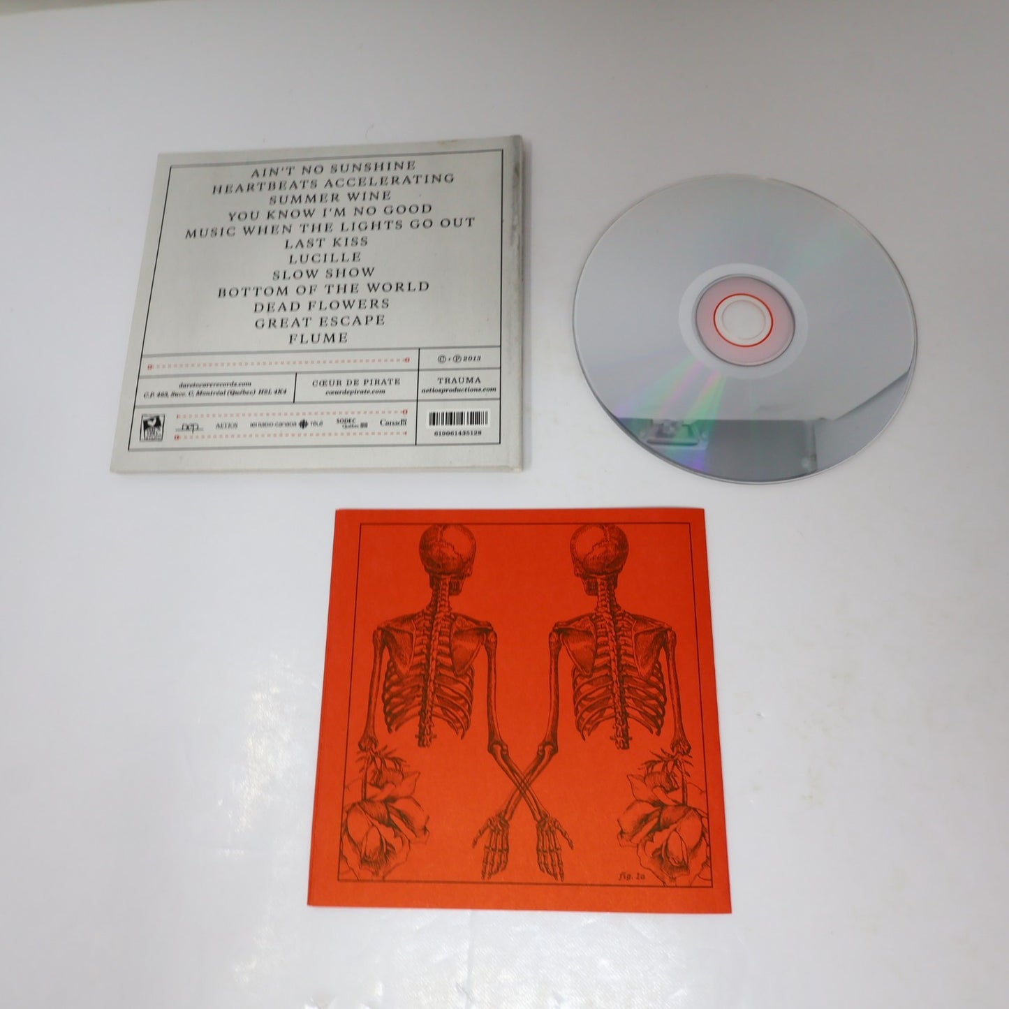 Cœur De Pirate Trauma CD Chansons de le Série Télé 2013 Dare To Care Records