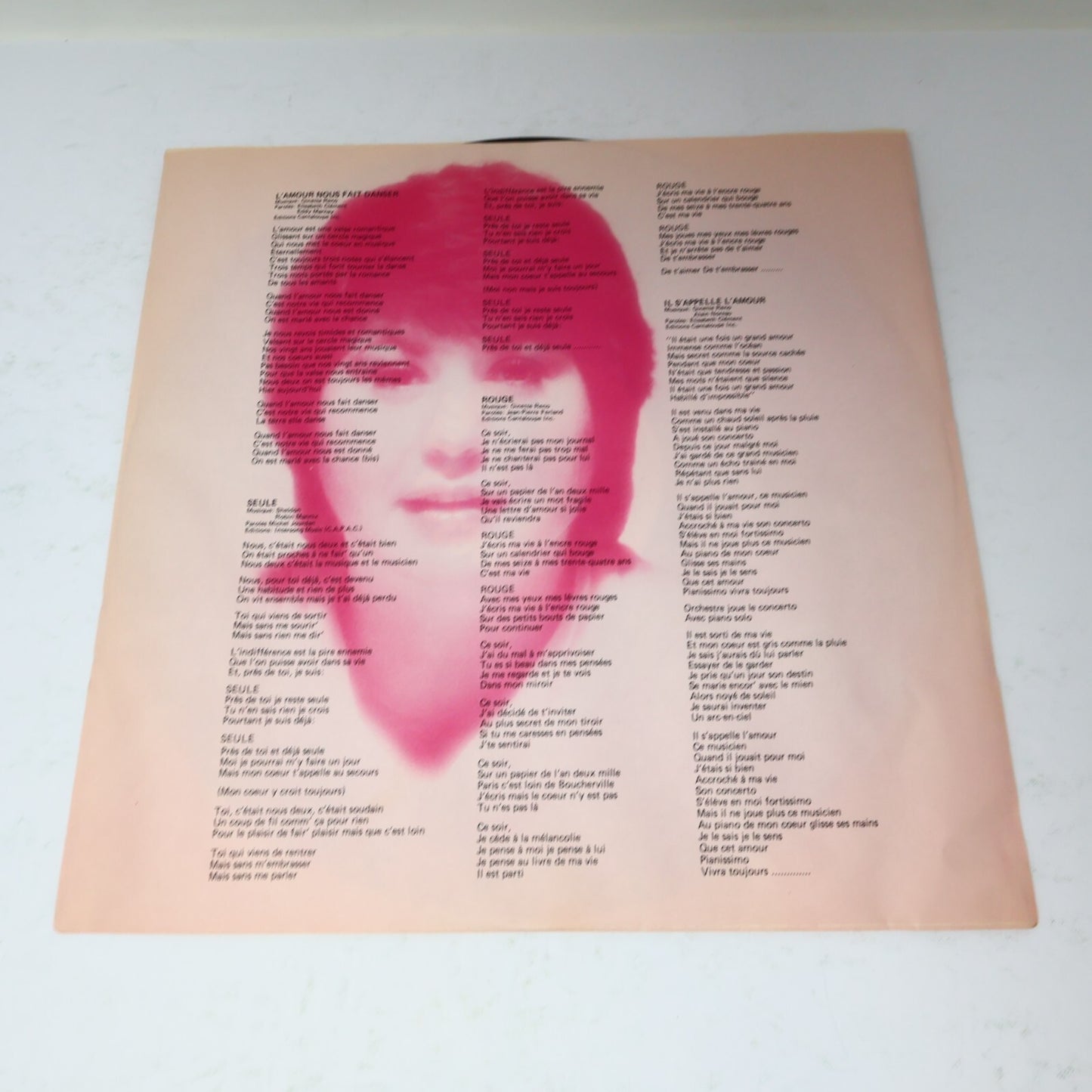 Ginette Reno Lot 6 Disques Record Aimons-nous/Quand On Se Donne/20 Grands Succès