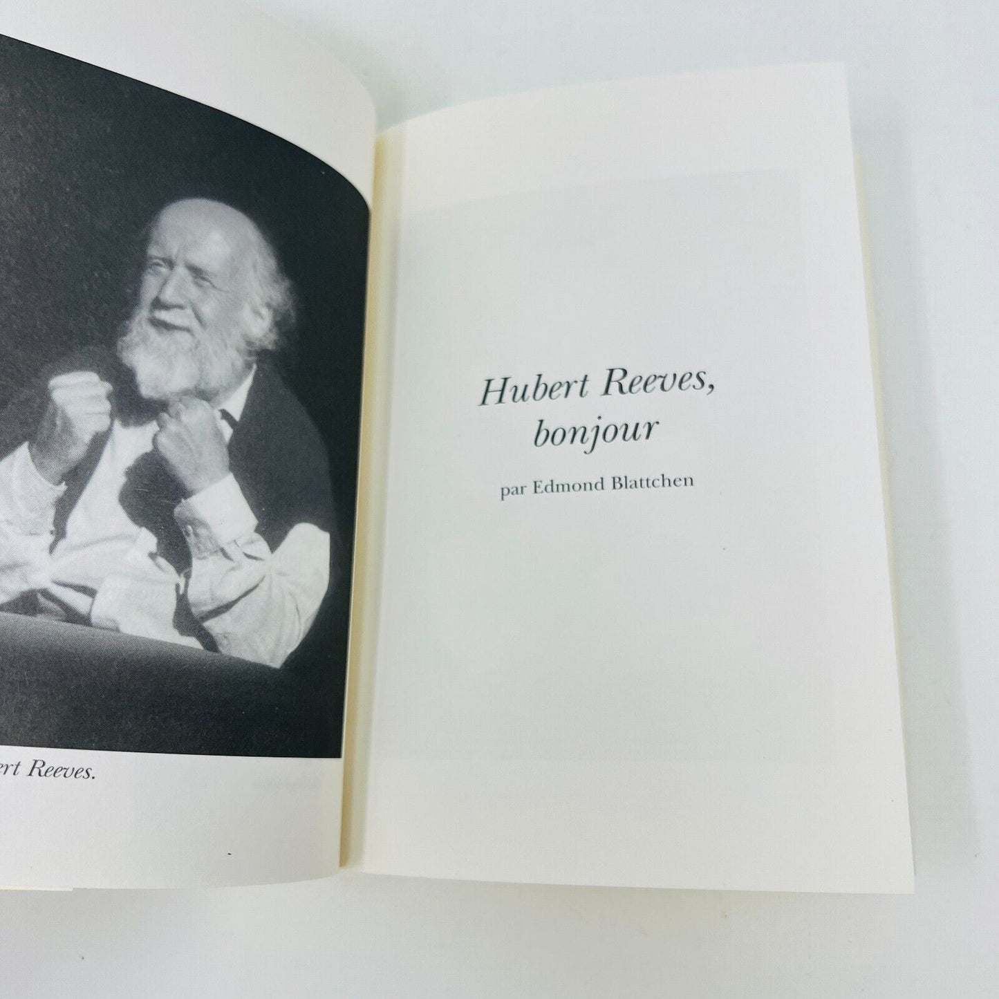 Hubert Reeves Les Artisans du Huitième Jour Stanké Noms de Dieux Blattchen 2000