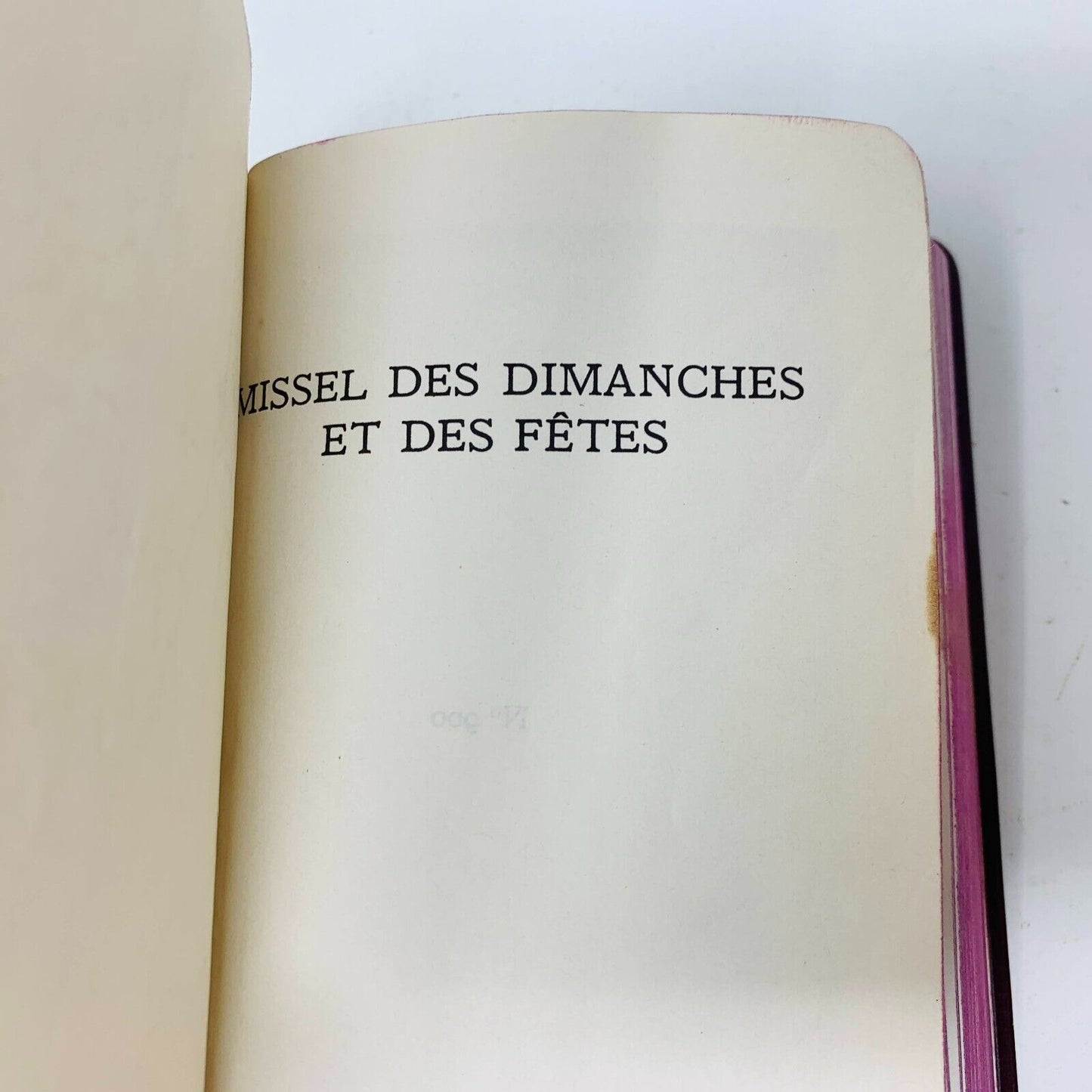 1959 Missel des Dimanches et Fêtes Dom Gérard Abbaye de Clervaux Français French