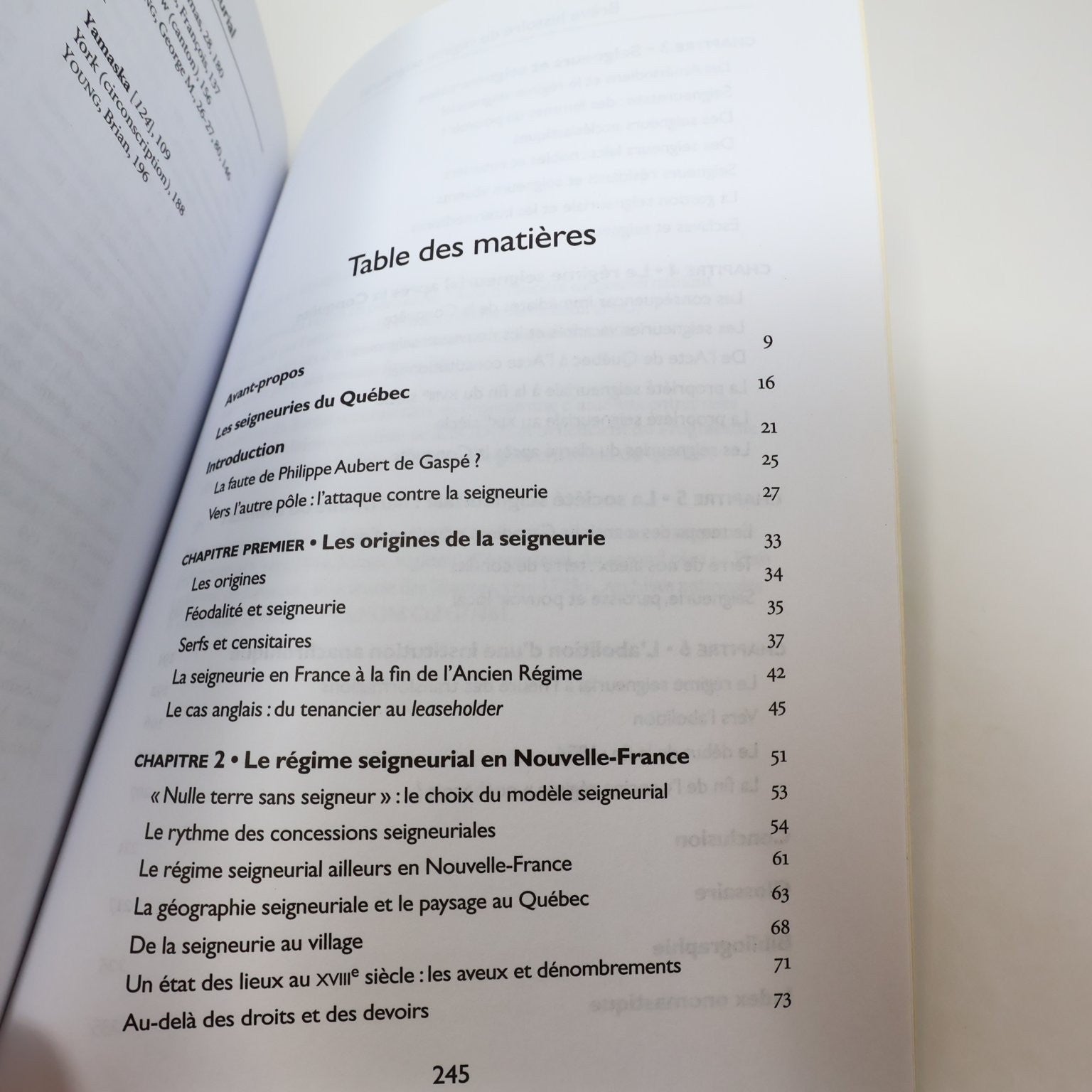 Brève histoire du régime seigneurial Benoît Grenier 2012 Boréal Colonisation