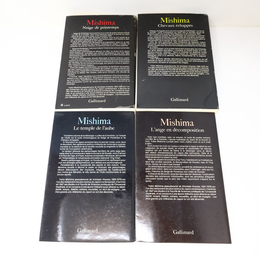 La Mer de la Fertilité #1-4 nrf Série Complète Lot 4 Livres Mishima Gallimard PB