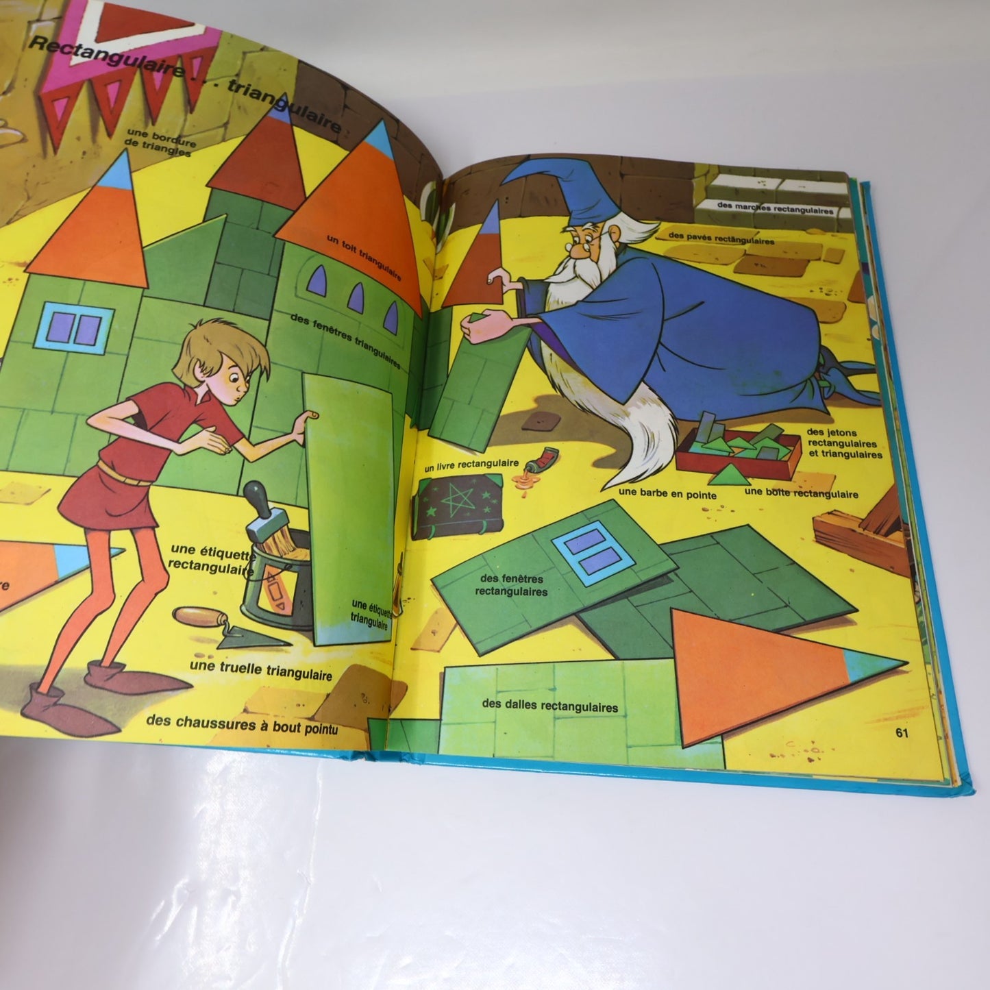 Au Royaume des Noms/Verbes/Adjectifs/Contraires Lot 4 Livres Disney Enfants 70s