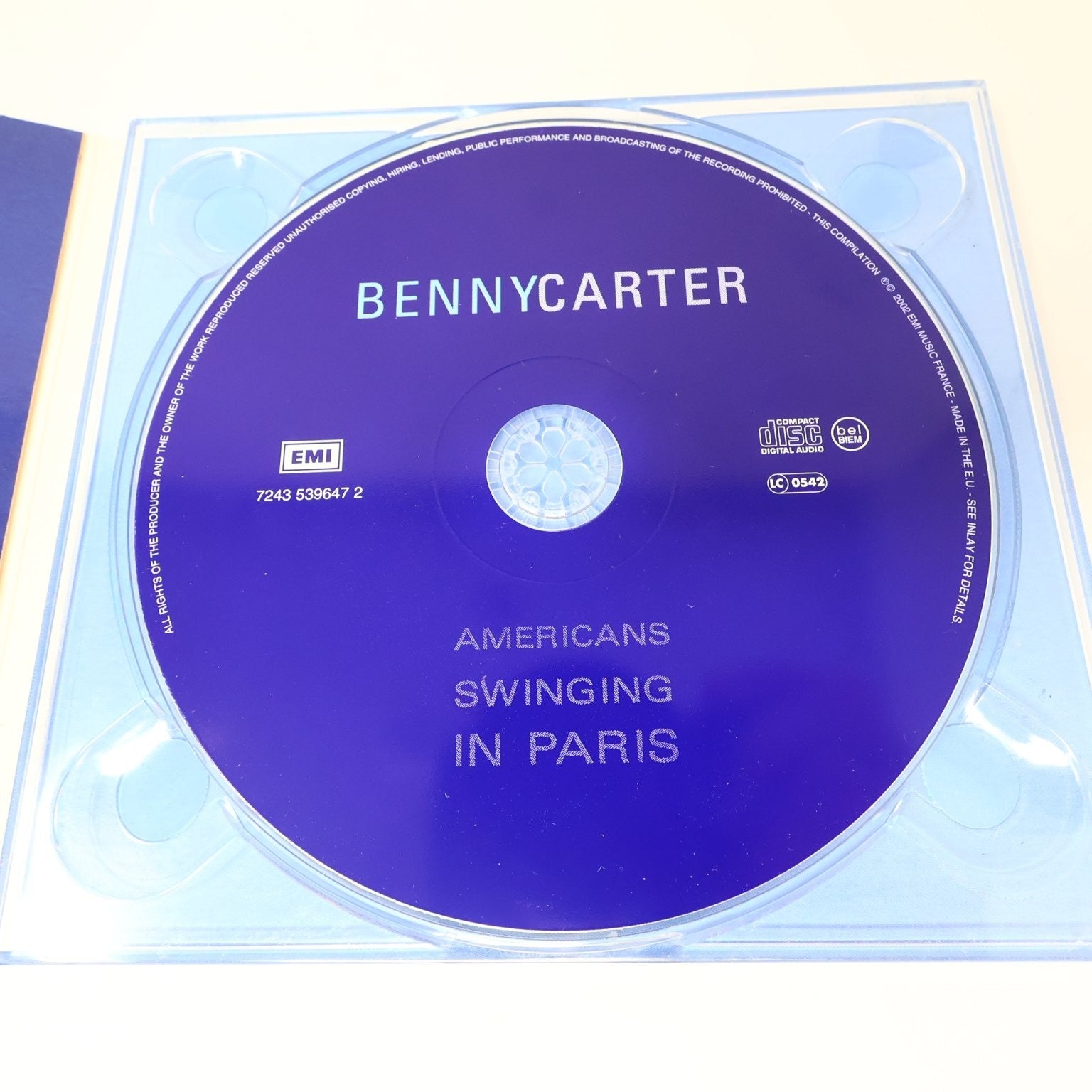 Benny Carter Americans Swinging In Paris CD 2002 Jazz EMI France