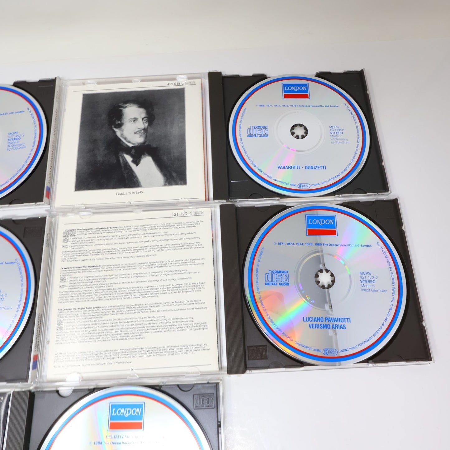 Luciano Pavarotti 8 CDs Lot Ti Amo/O Holy Night/My Heart's Delight/Donizetti