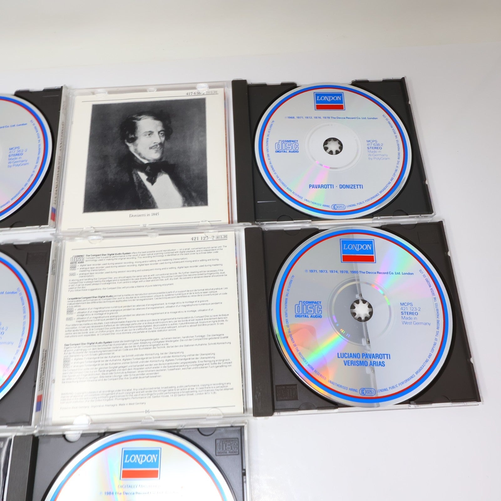 Luciano Pavarotti 8 CDs Lot Ti Amo/O Holy Night/My Heart's Delight/Donizetti