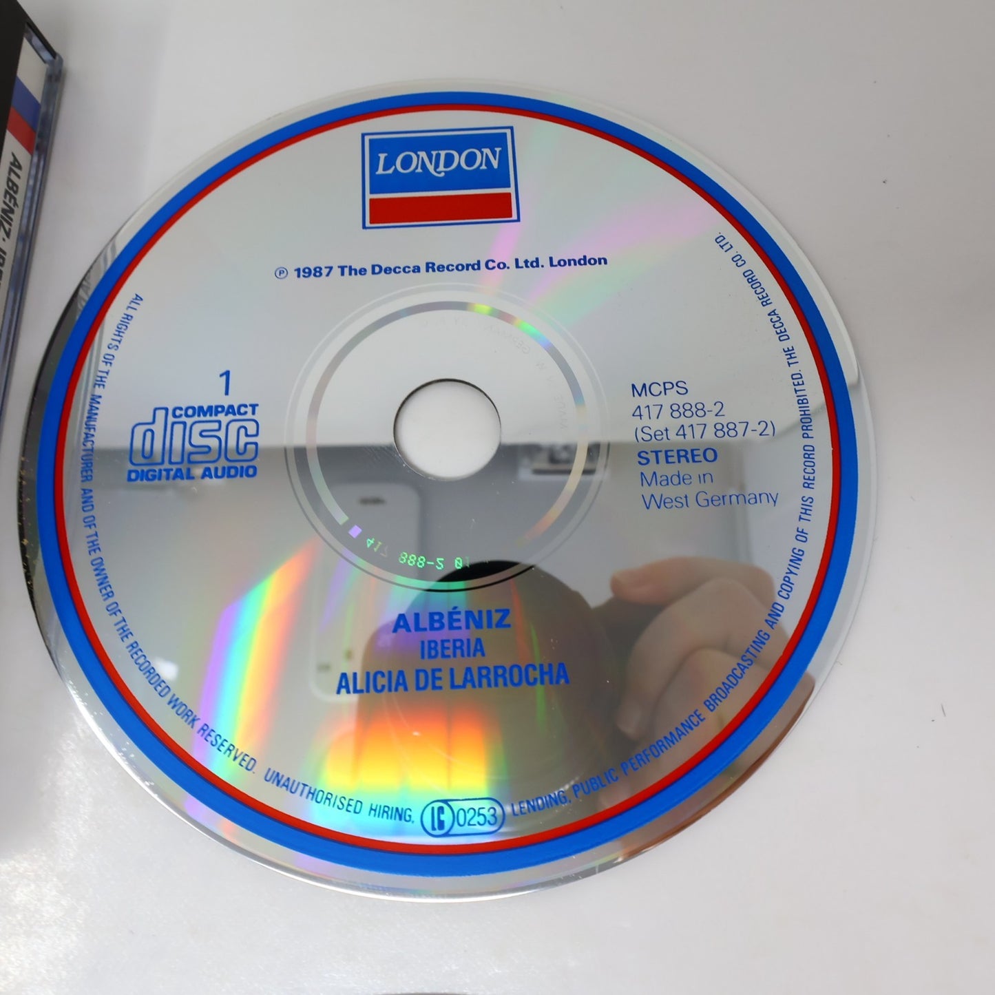 Alicia De Larrocha Isaac Albéniz Iberia/Navarra/Suite Espaňola Double CD 1988