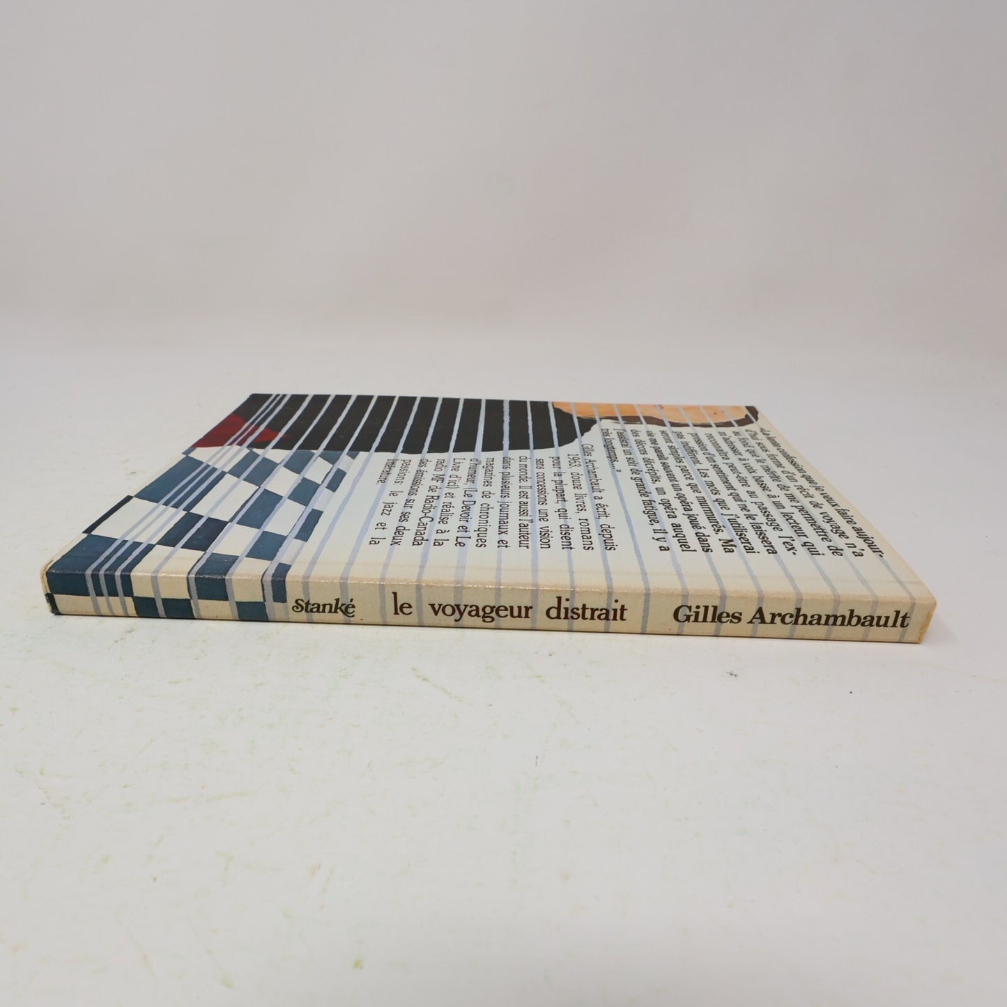 1981 Le Voyageur Distrait Gilles Archambault Stanké Littérature Québécoise Roman